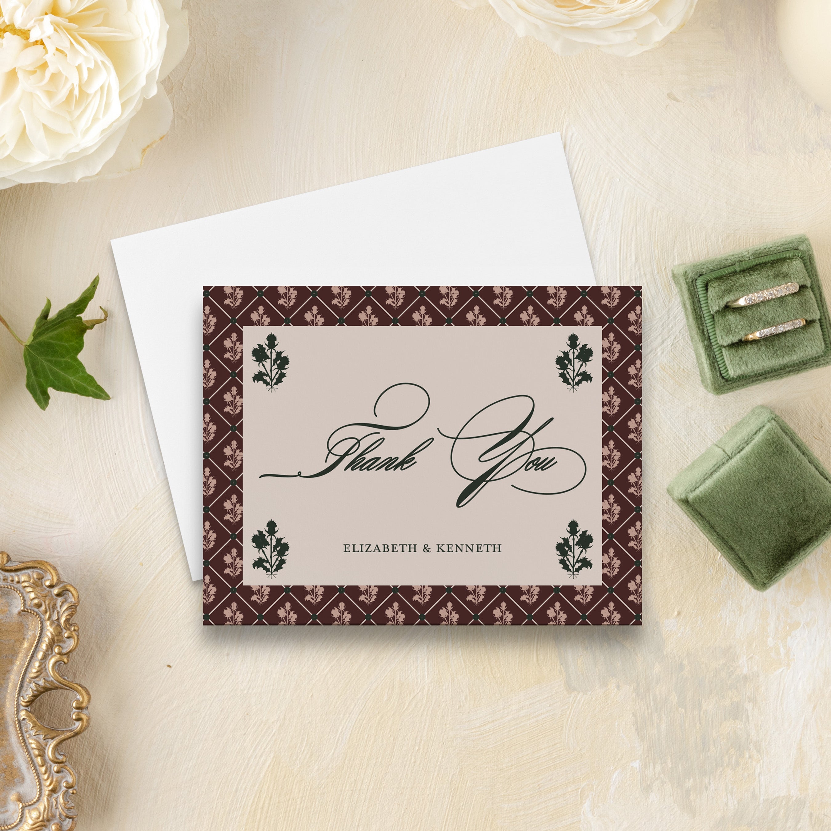 Autumn Highlands Thank You Card