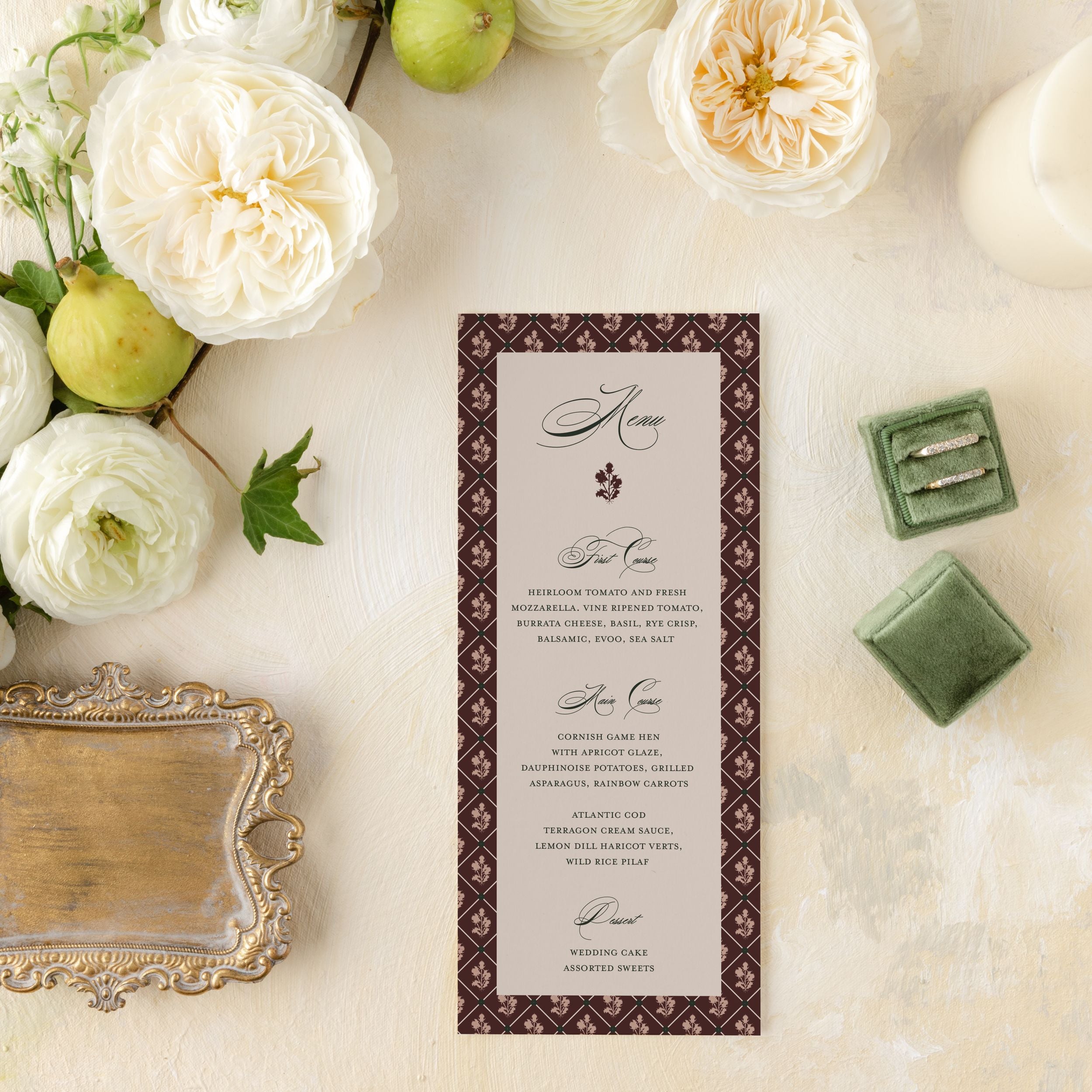 Autumn Highlands Dinner Menu