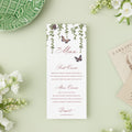 Garden Romance Dinner Menu