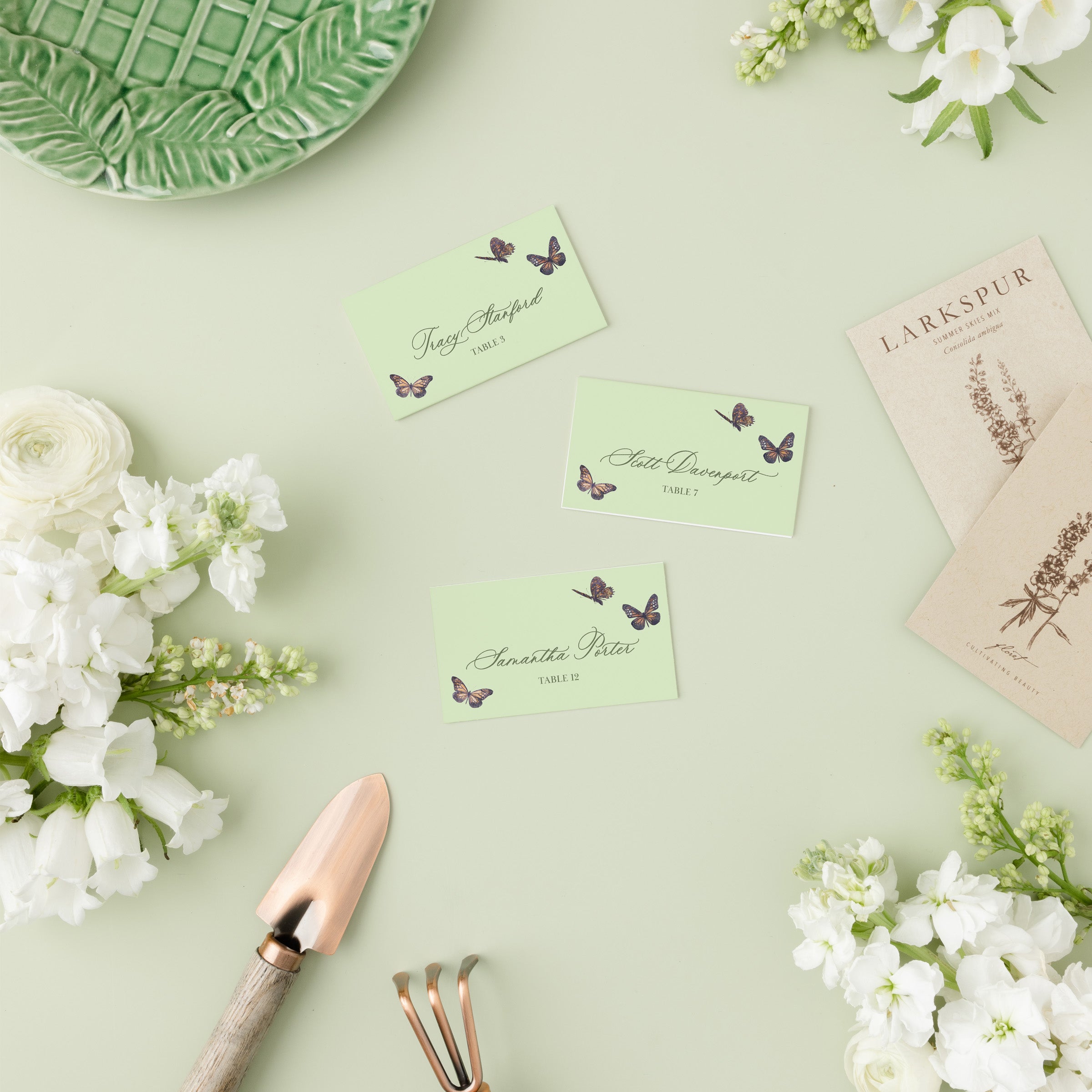 Garden Romance Place Card