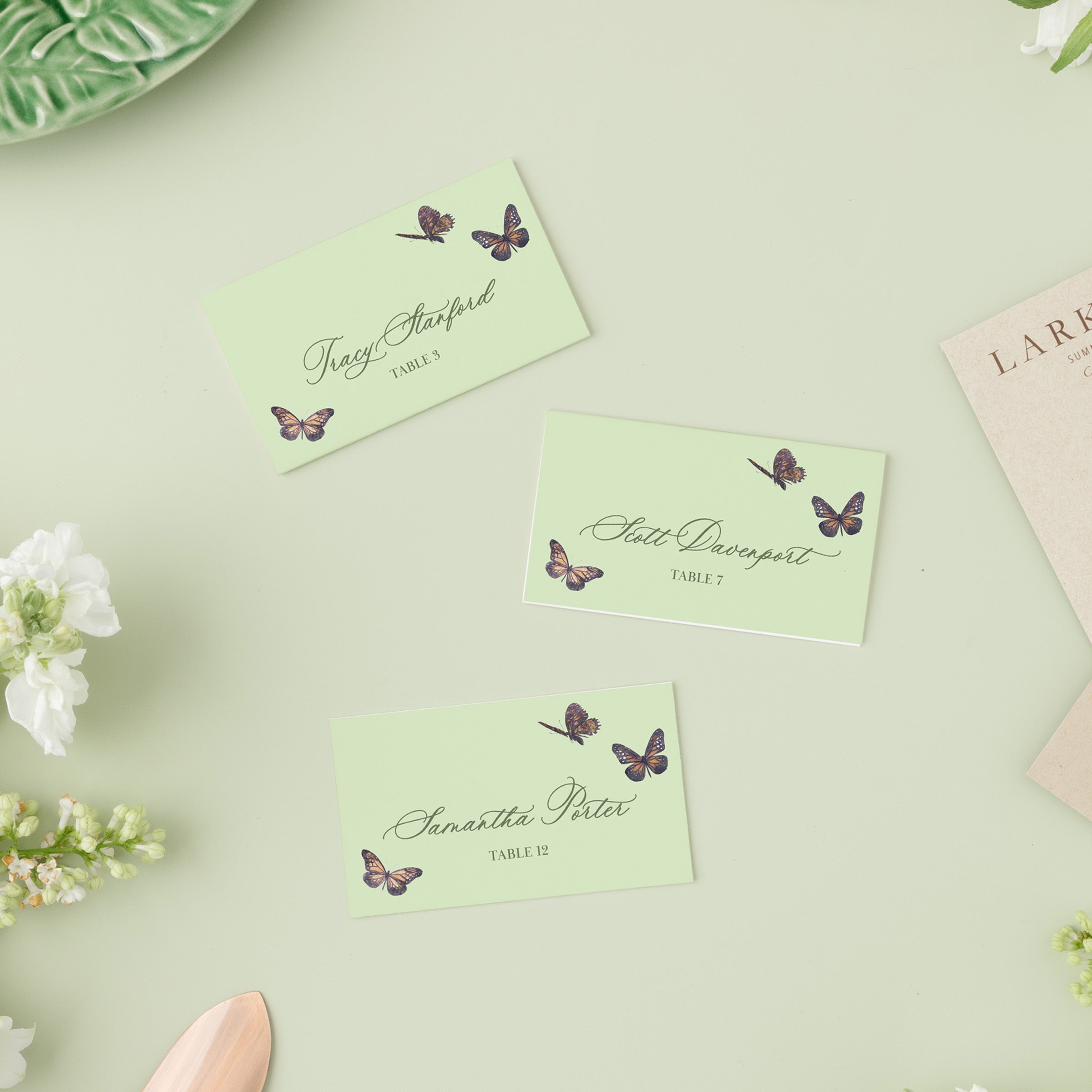 Garden Romance Place Card