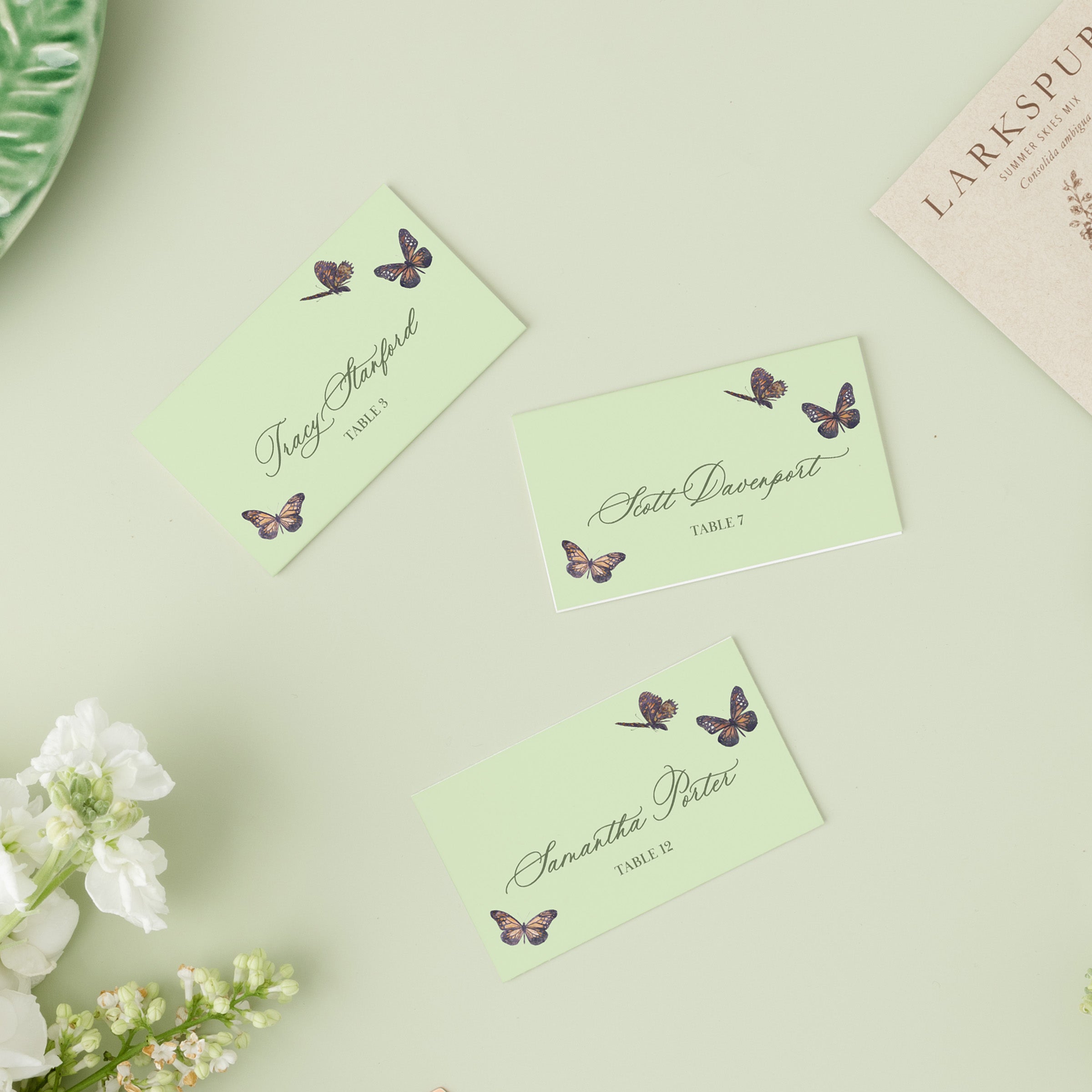 Garden Romance Place Card