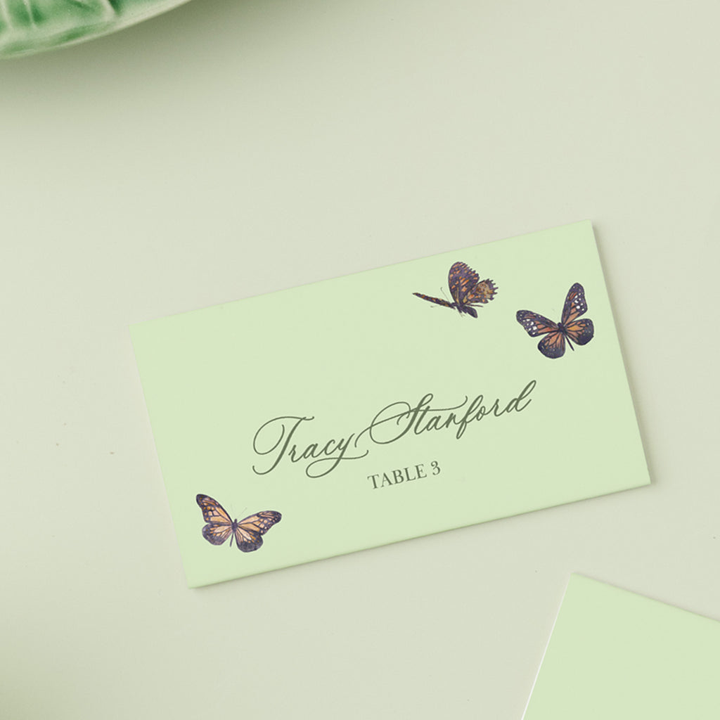 Garden Romance Place Card