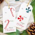 Candy Cane and Winter Mint Gift Tags