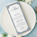 Elegant Coastal Dinner Menu