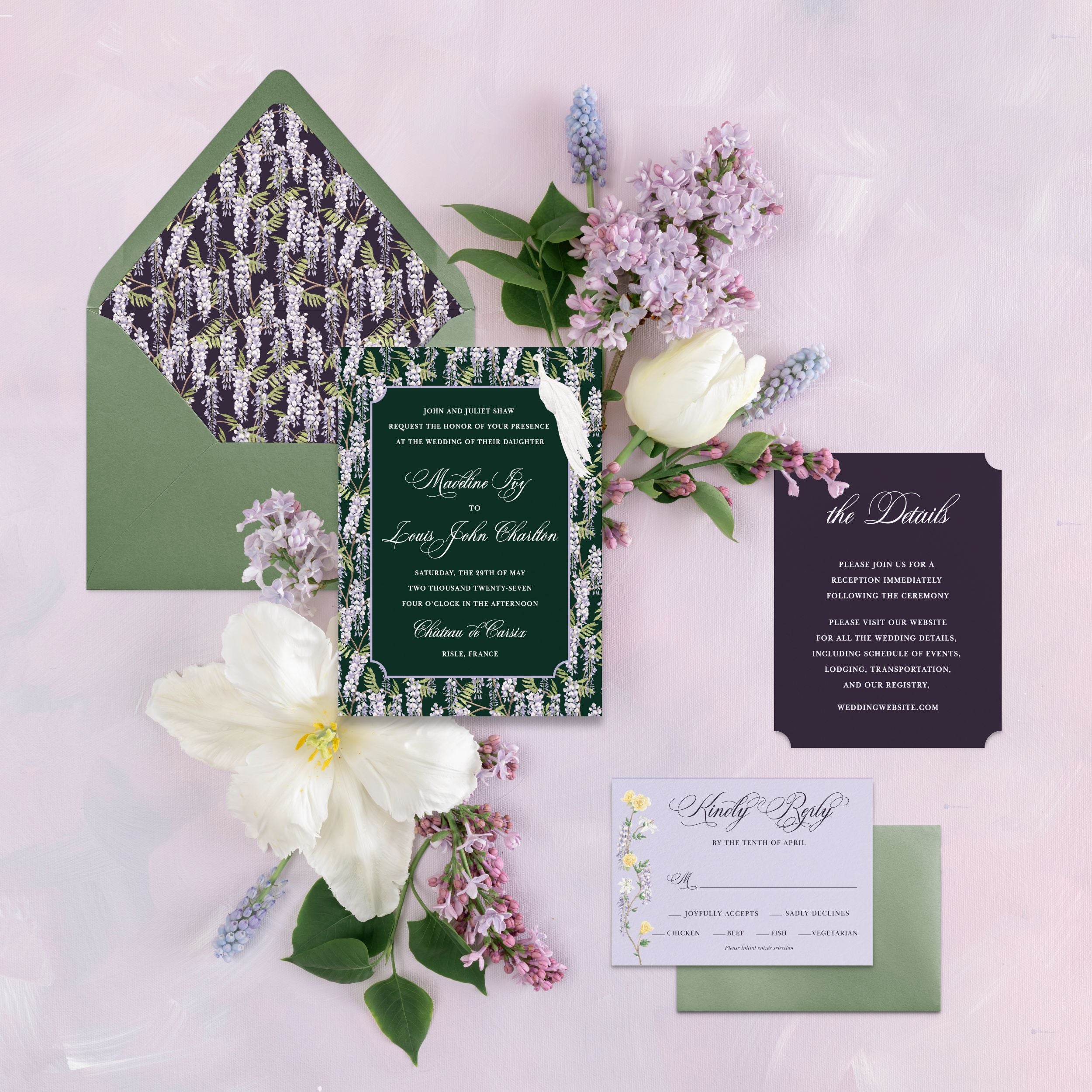 Jewel Tone Chinoiserie Suite