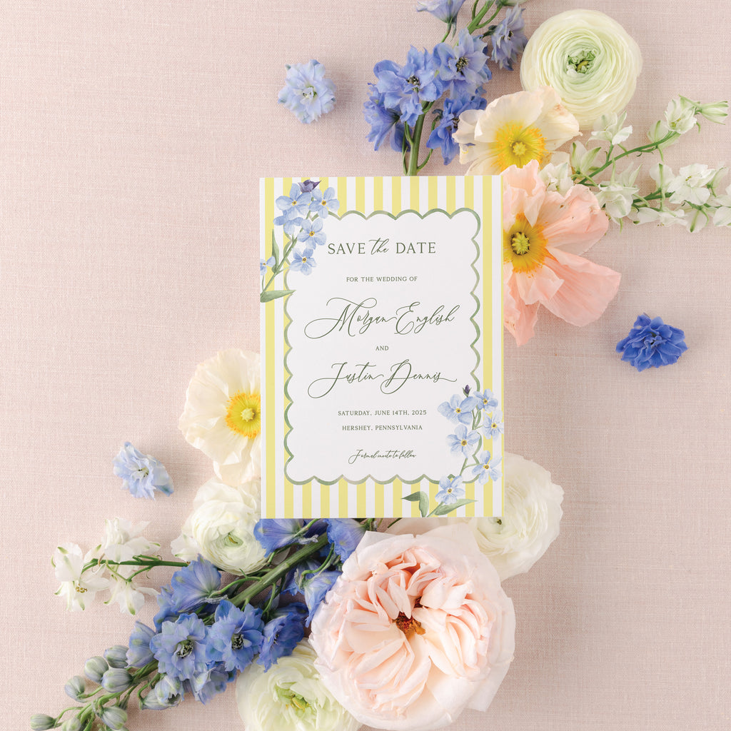 Summer Floral Save the Date
