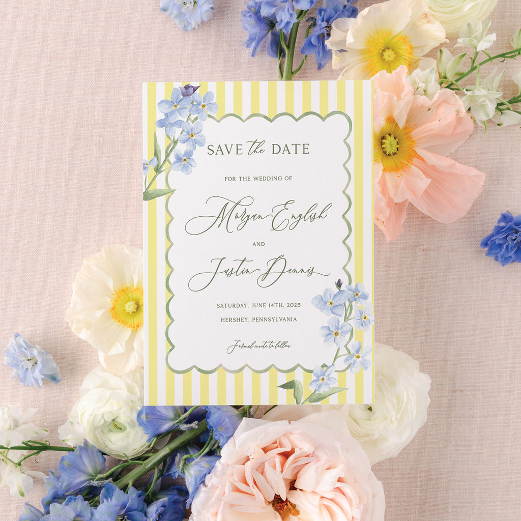 Summer Floral Save the Date