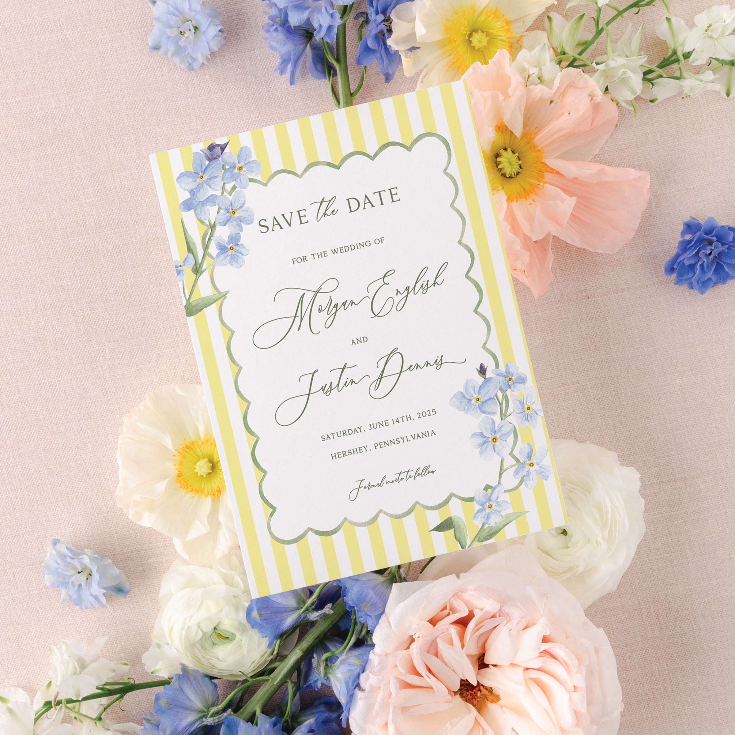 Summer Floral Save the Date