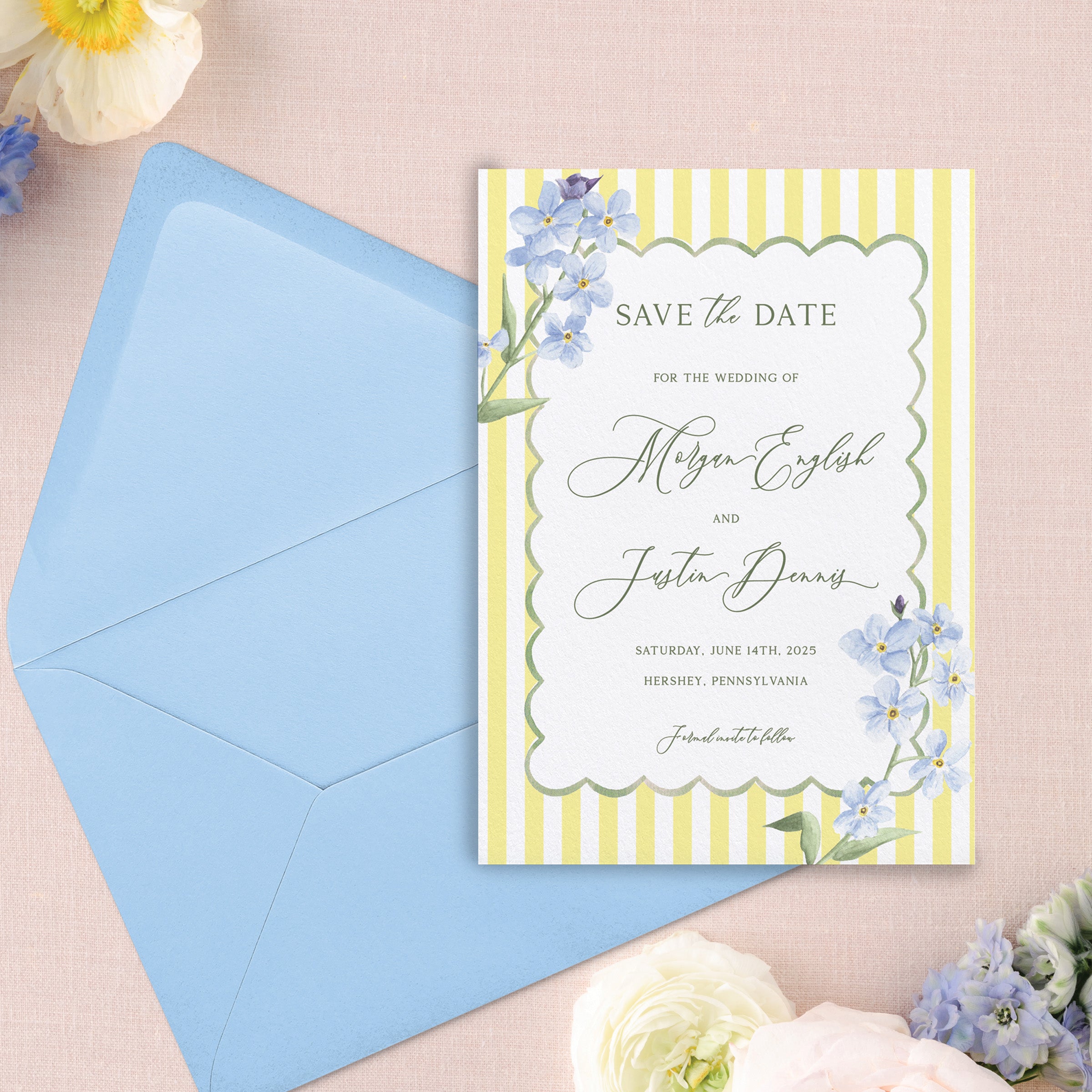 Summer Floral Save the Date