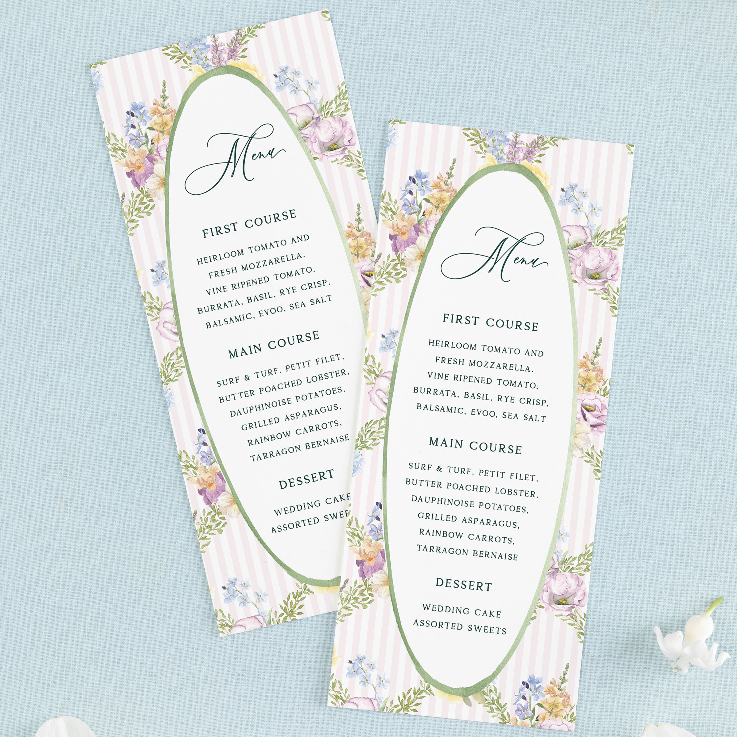 Garden Party Dinner Menu