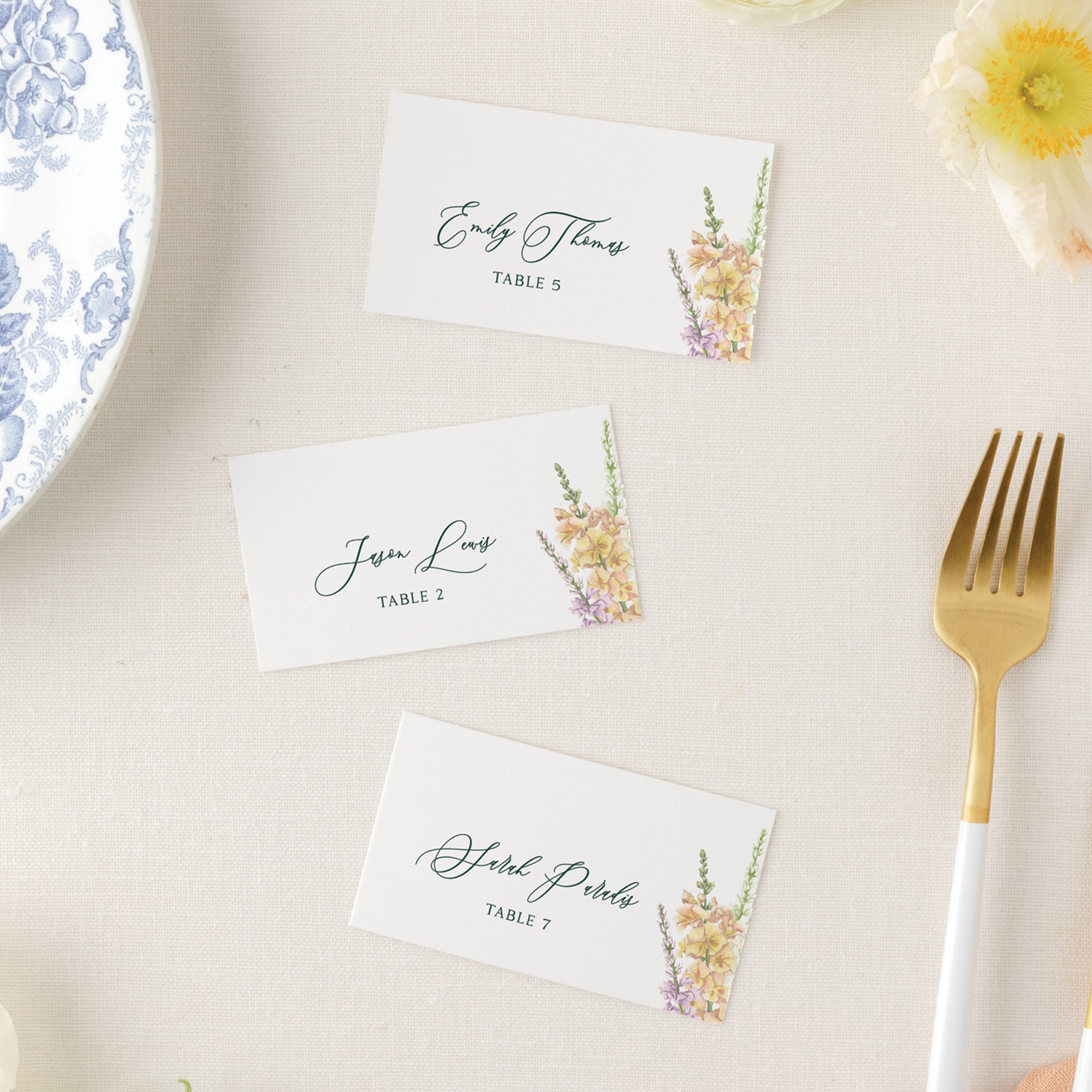 Garden Party Place Card