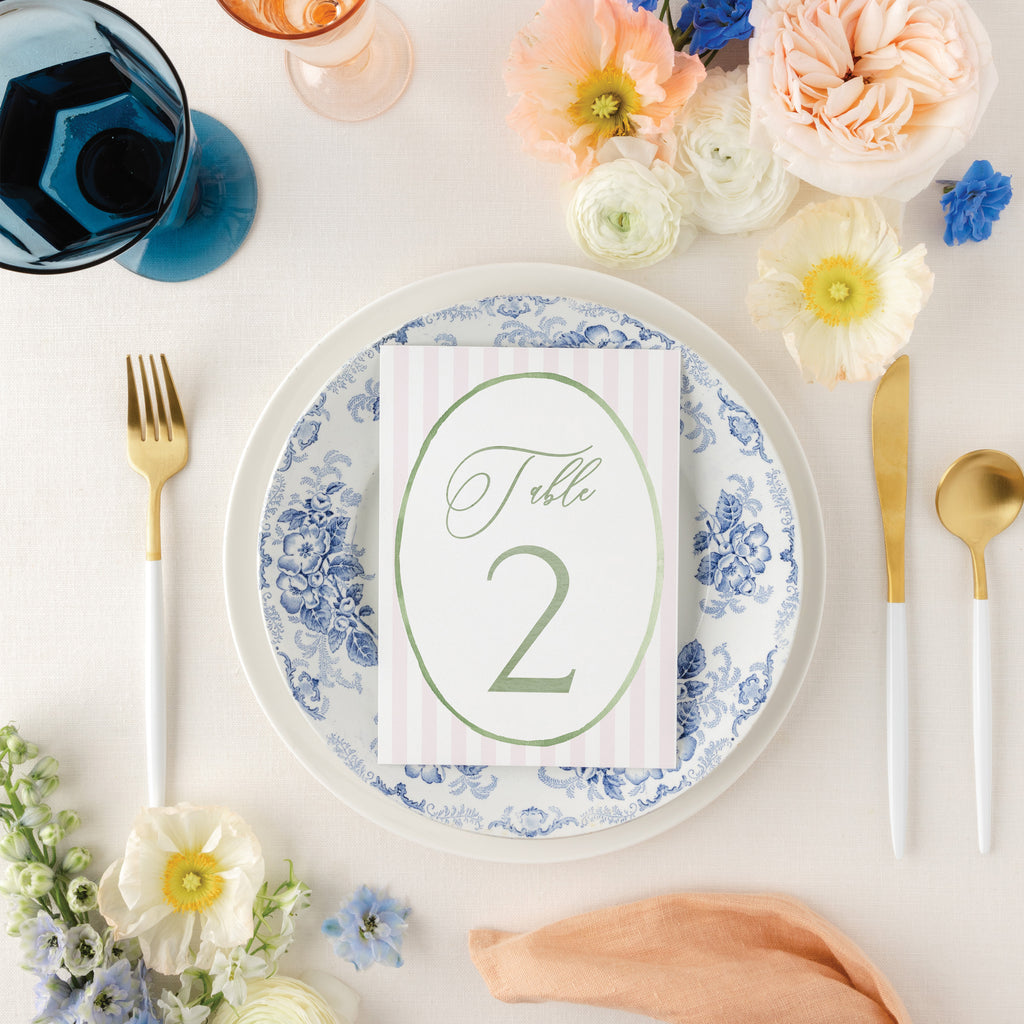 Garden Party Table Number