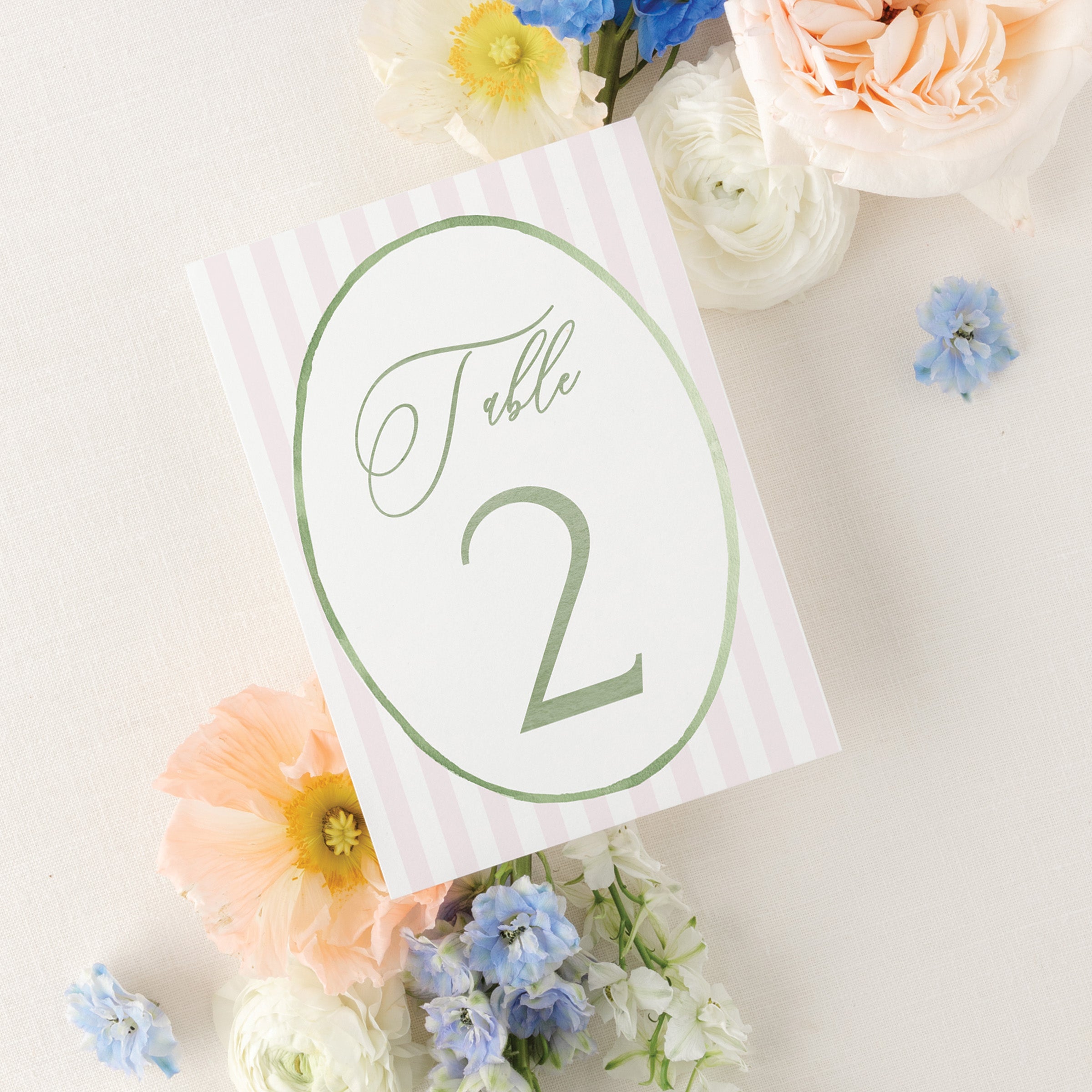 Garden Party Table Number