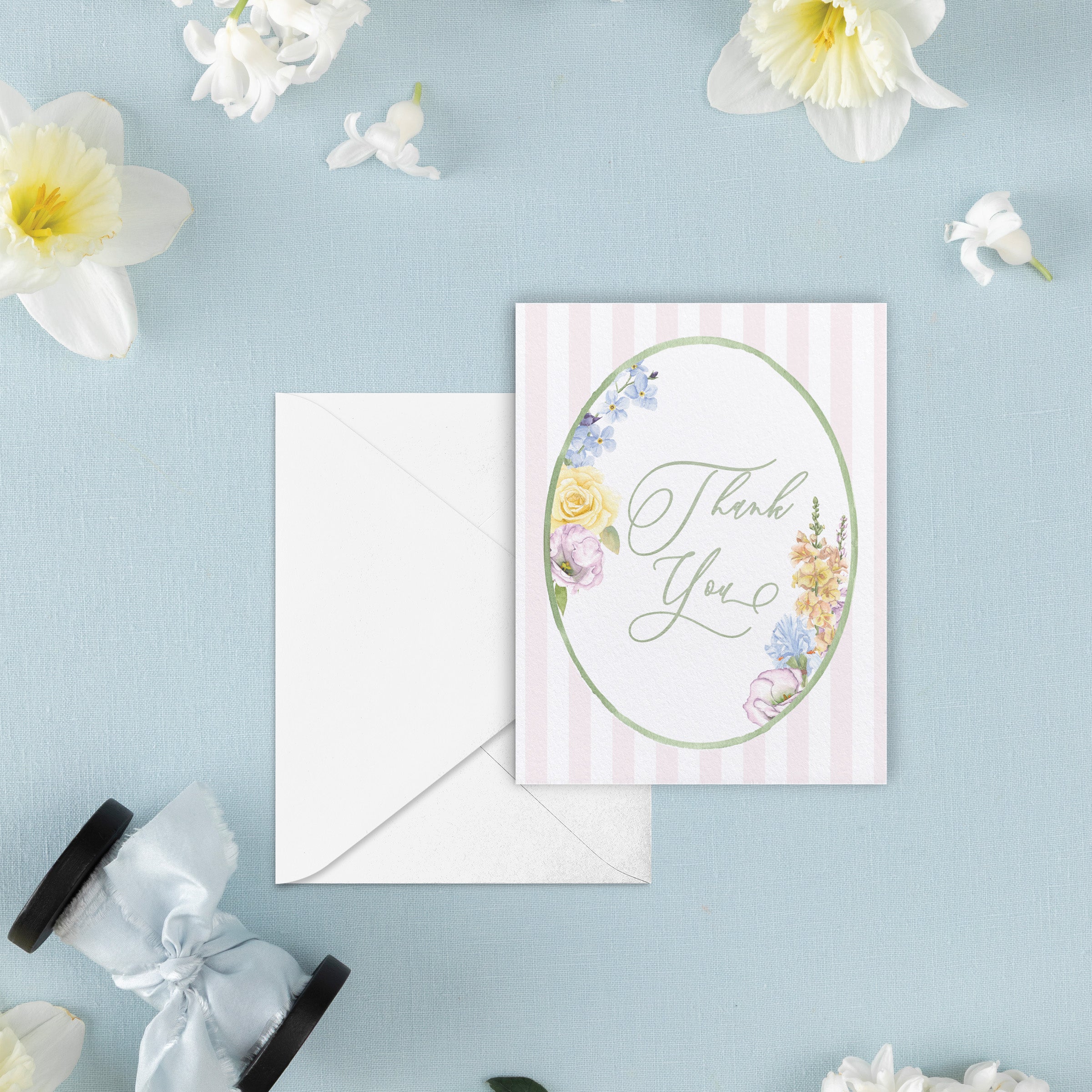 Garden Party Thank You Card