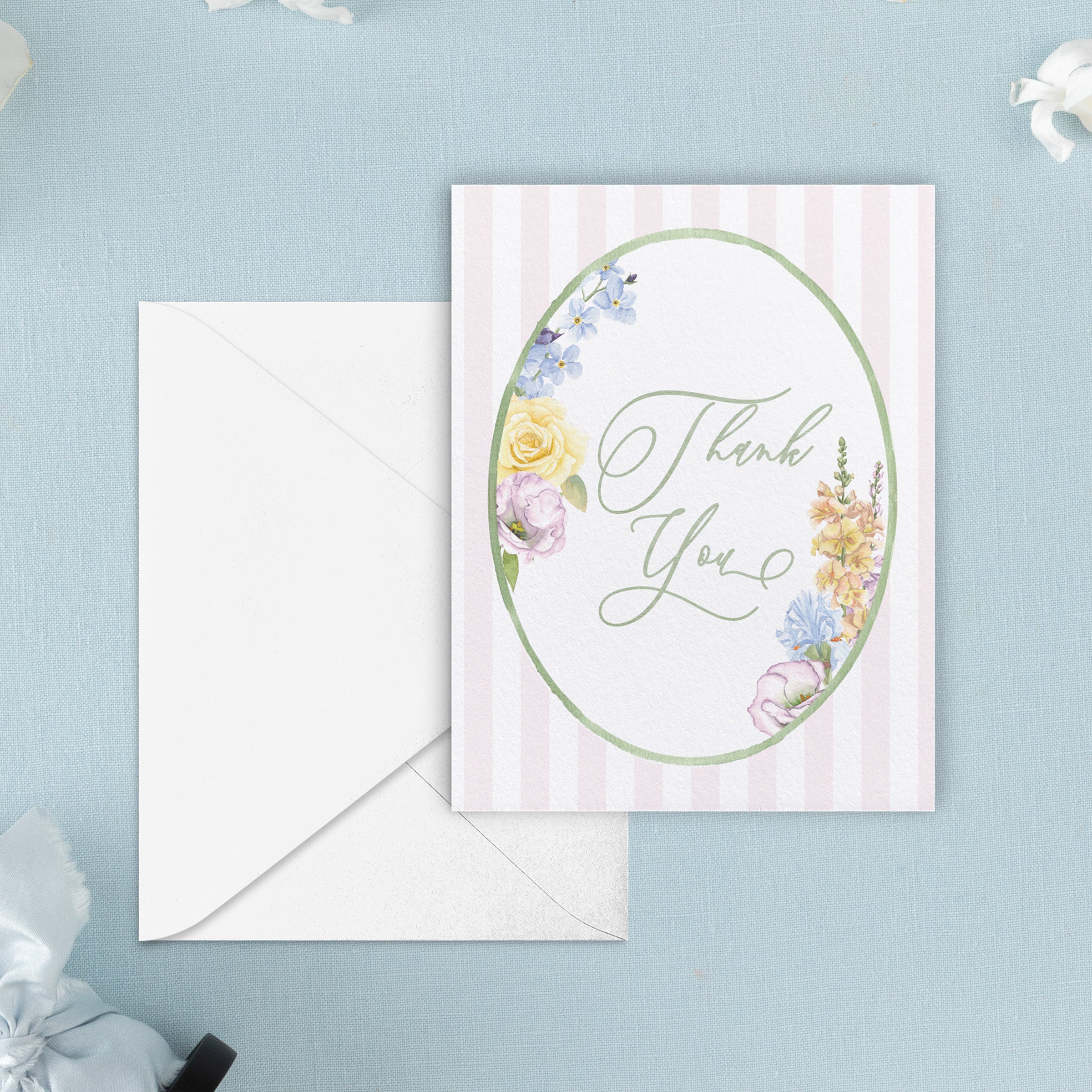 Garden Party Thank You Card
