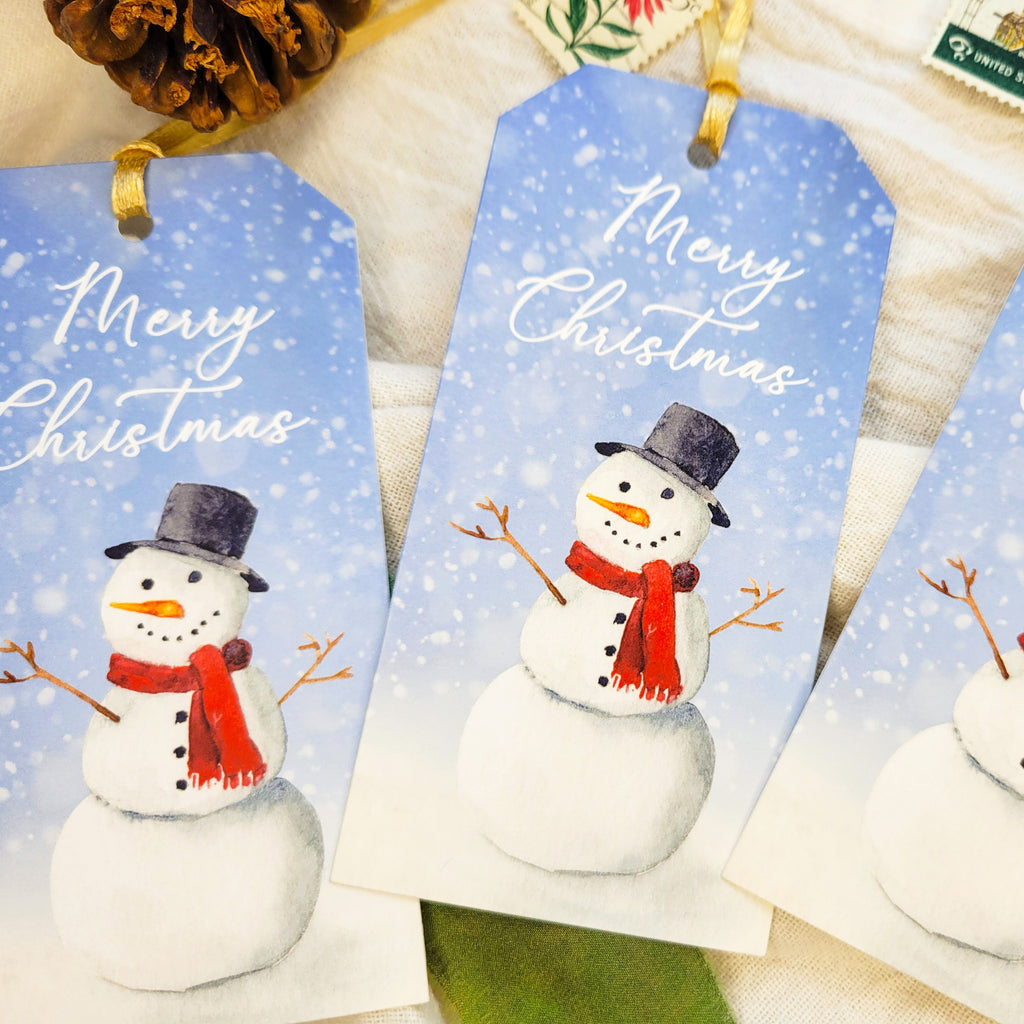 Christmas Snowman Gift Tags