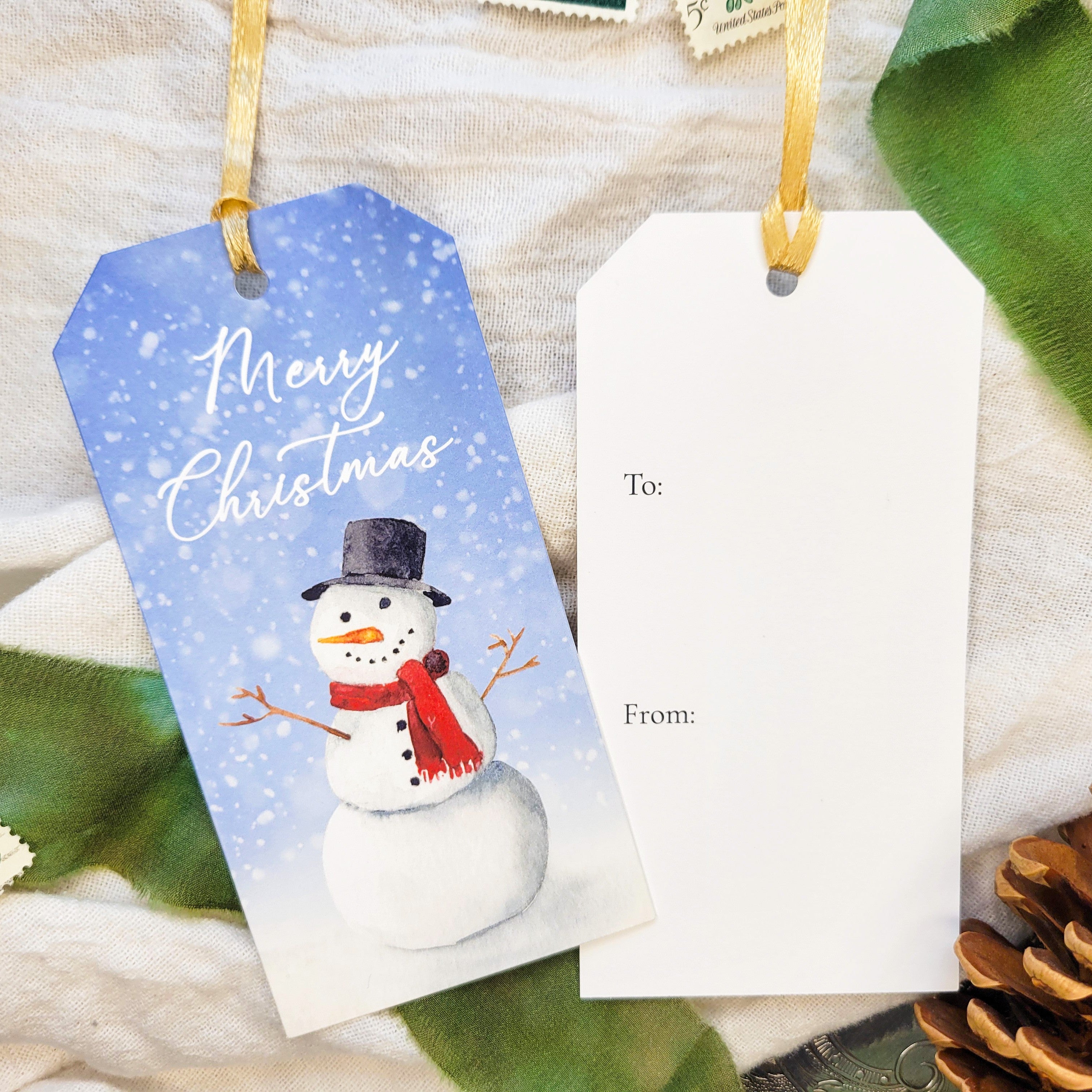 Christmas Snowman Gift Tags