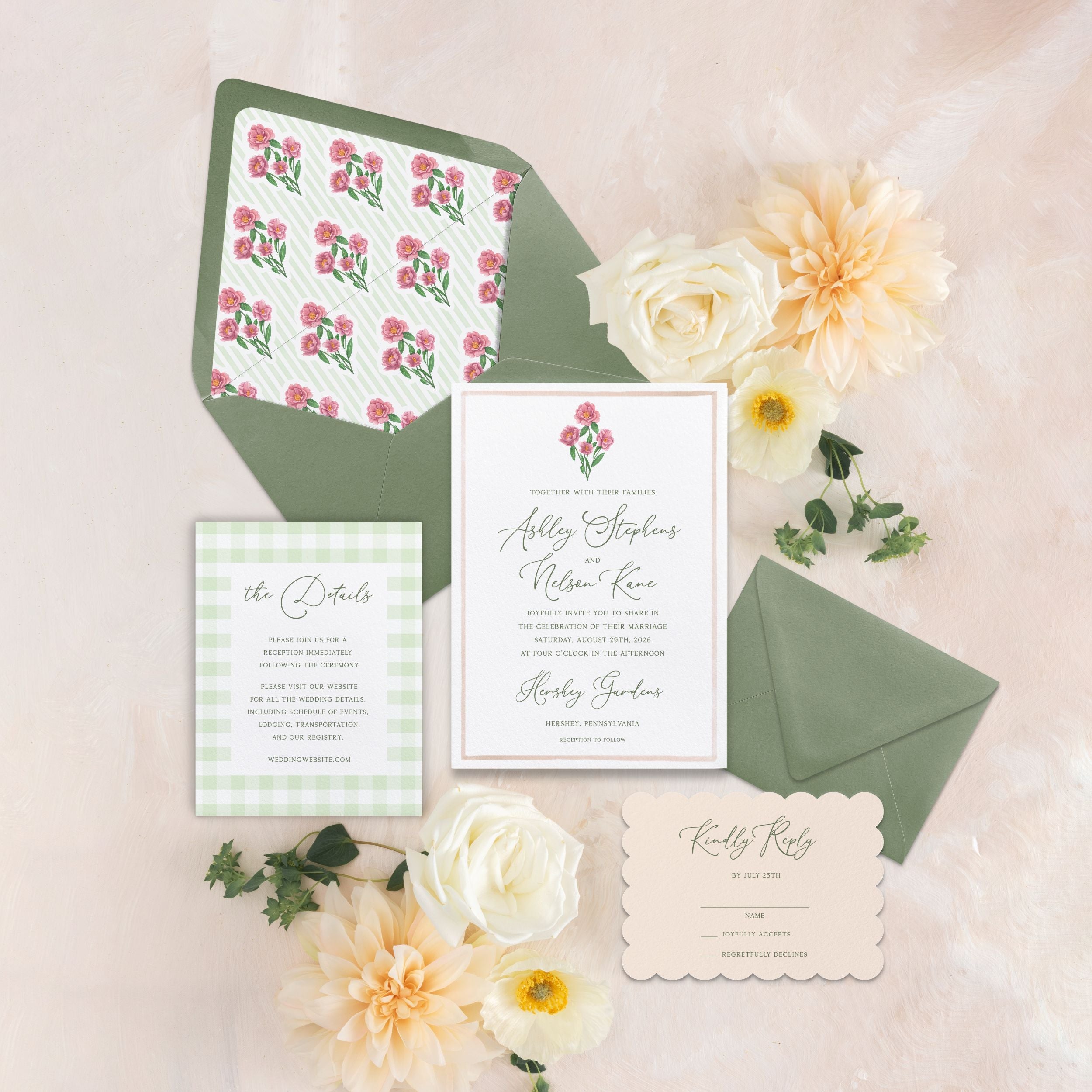 Spring Gingham Suite