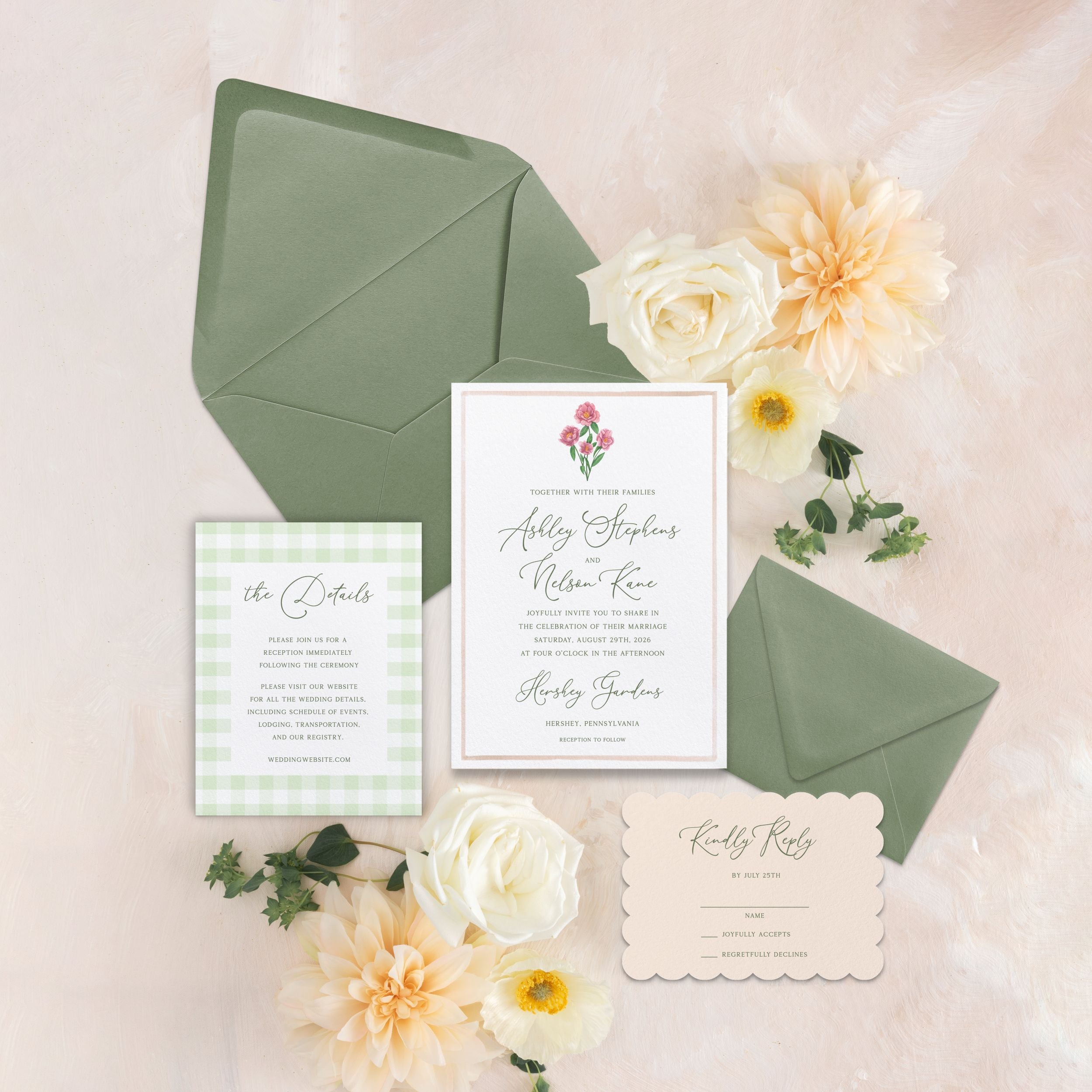 Spring Gingham Suite