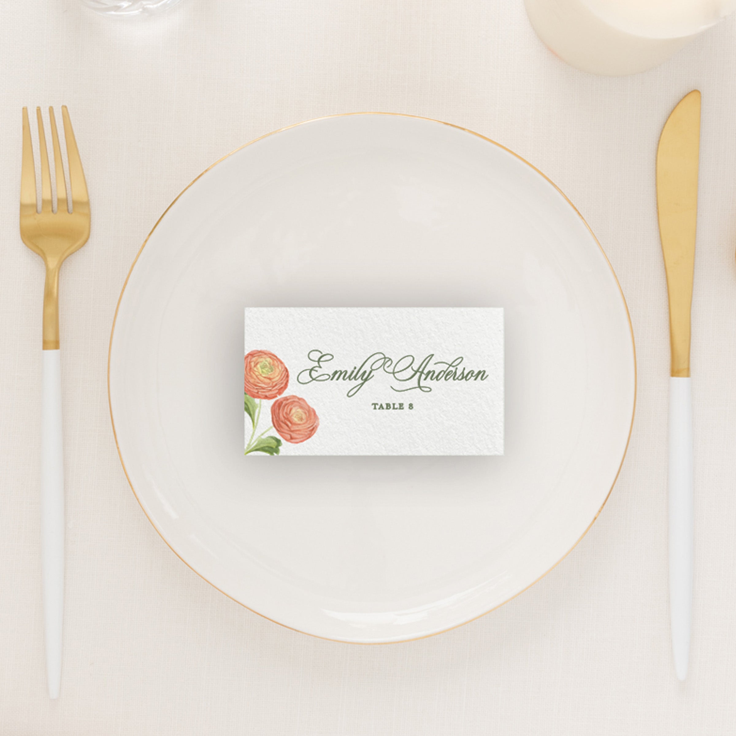 Spring Garden Place Card