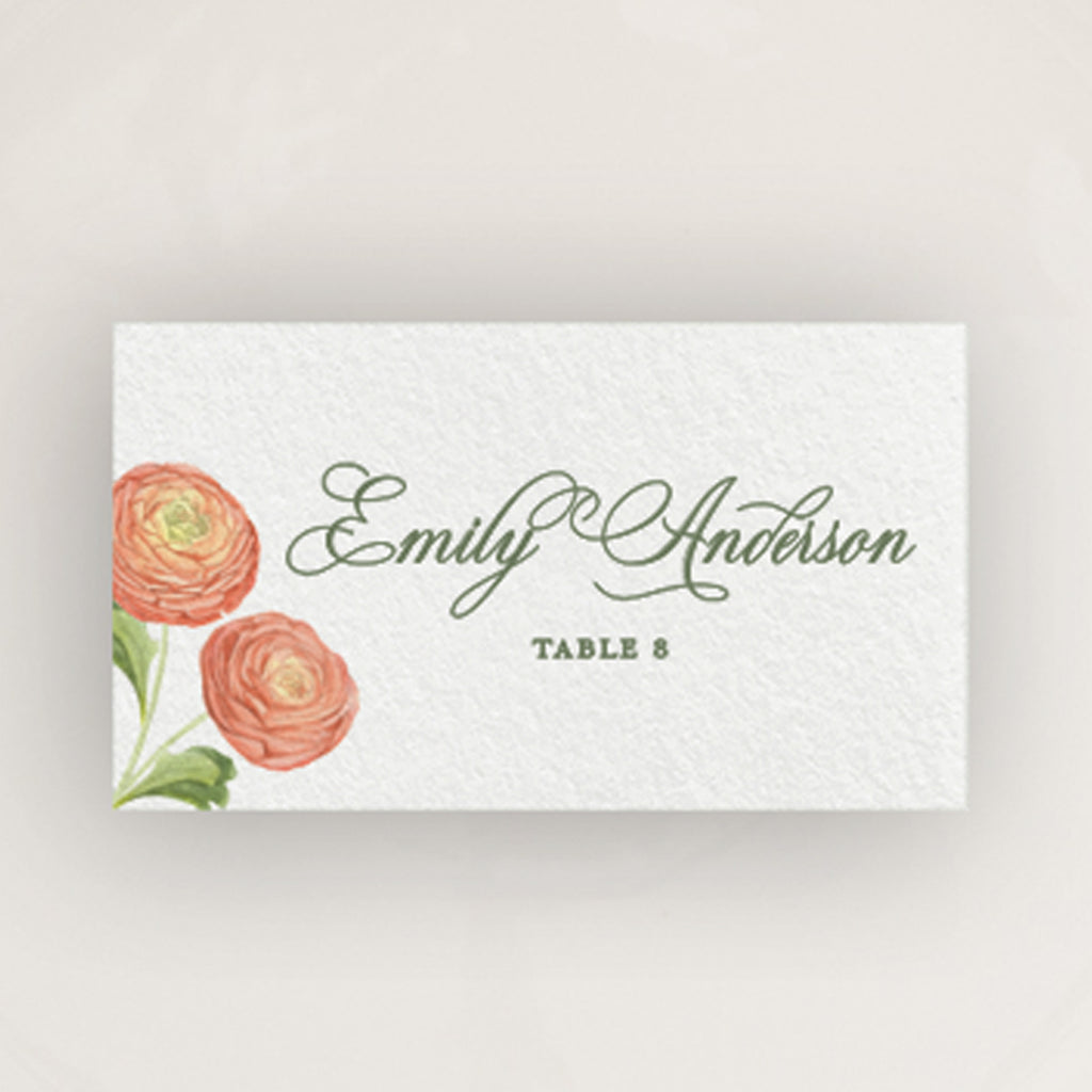Spring Garden Place Card