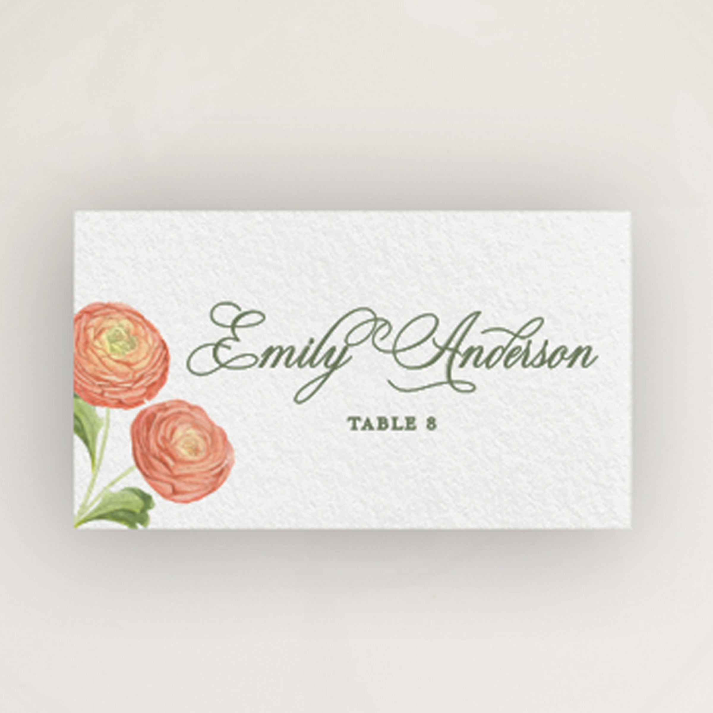 Spring Garden Place Card