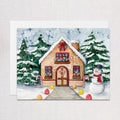 Gingerbread House Greeting Card