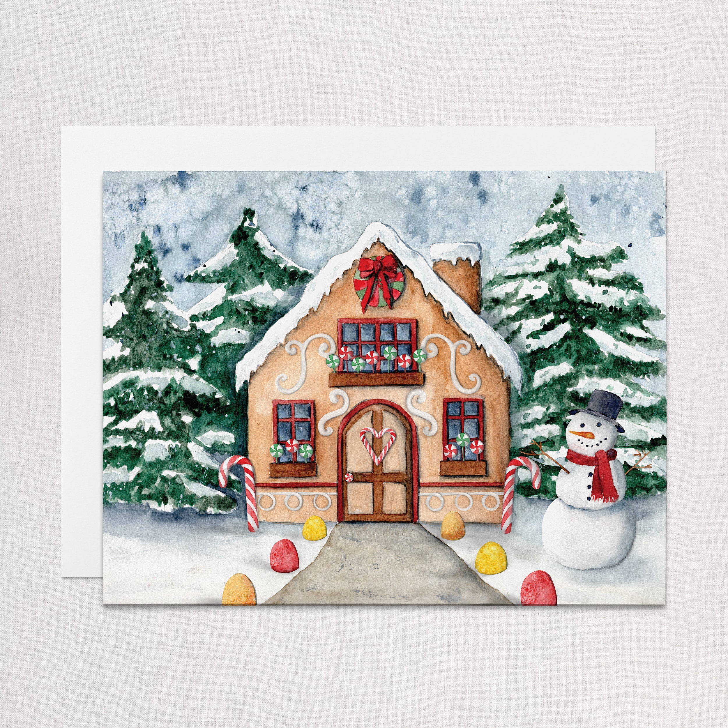 Gingerbread House Greeting Card