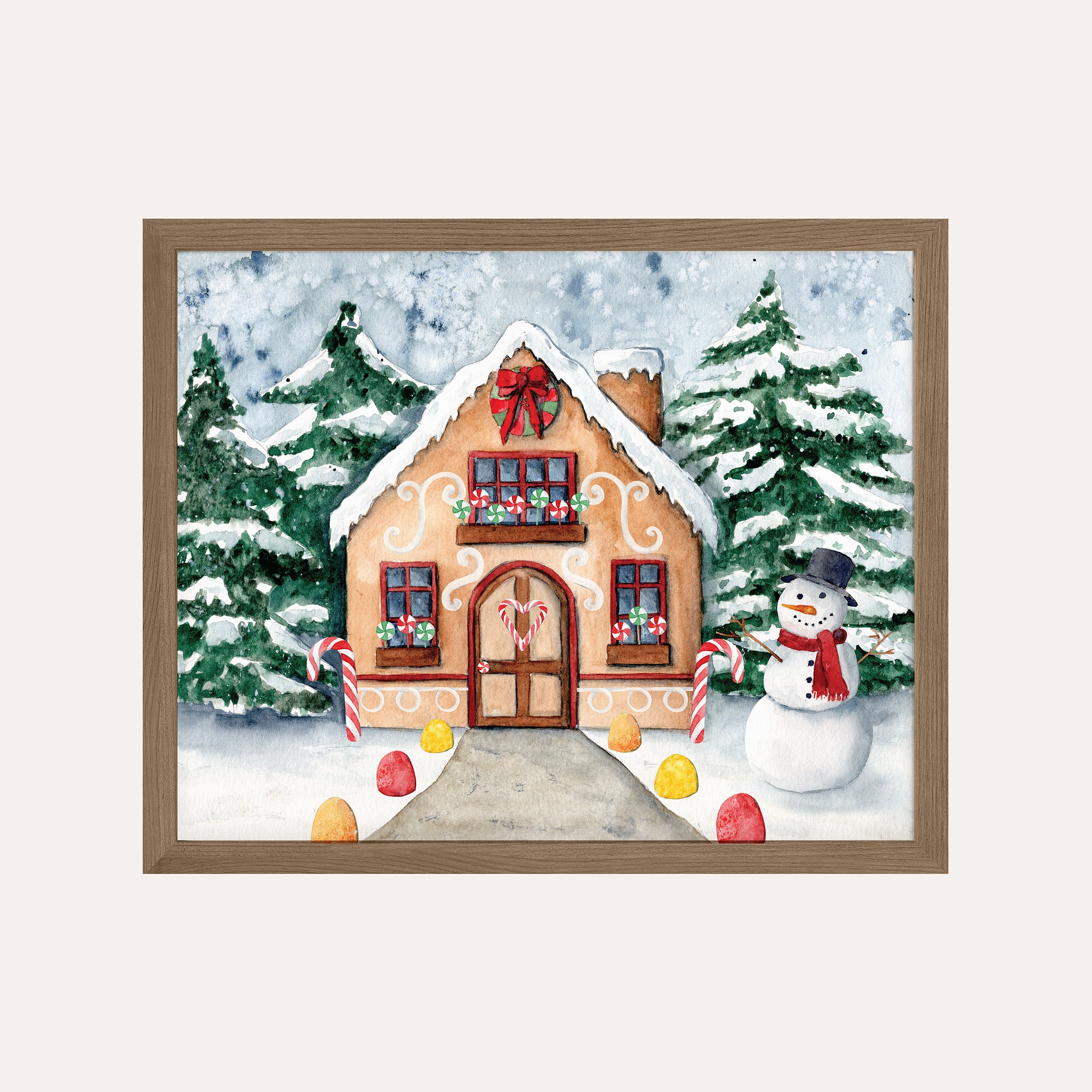 Gingerbread House Art Print