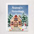 Season's Greetings Gingerbread House Card