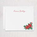 Poinsettia Note Card Set